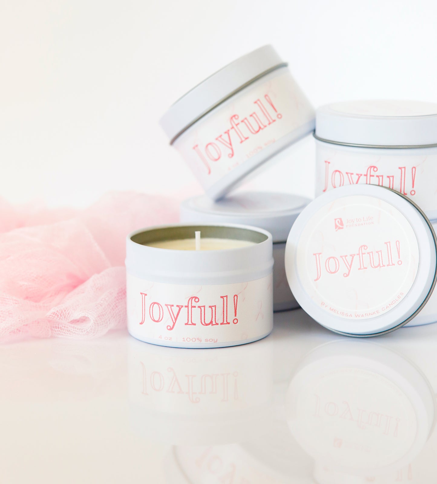JOYFUL! Candle Tin