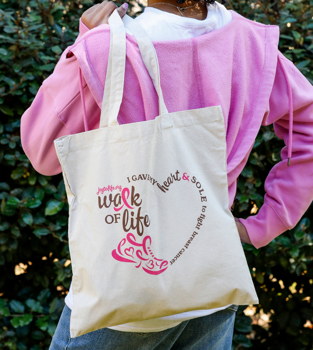Heart & SOLE Canvas Tote