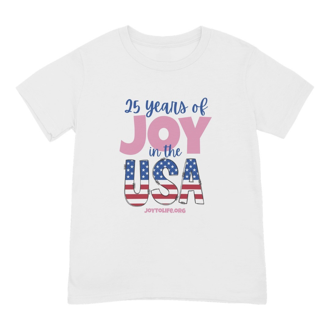 J-O-Y in the USA! tee
